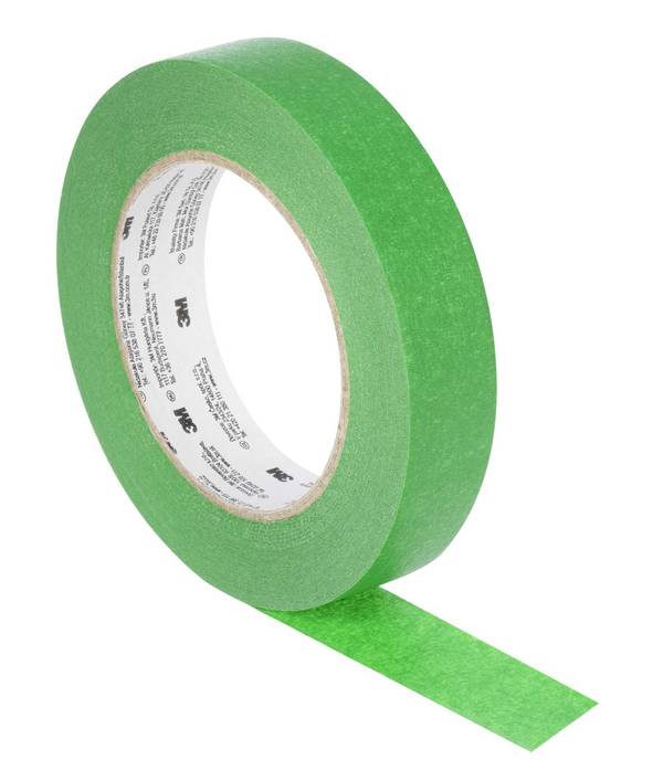 3M 2814 UV-beständiges Abdeckband, 50 m x 72 mm, grün