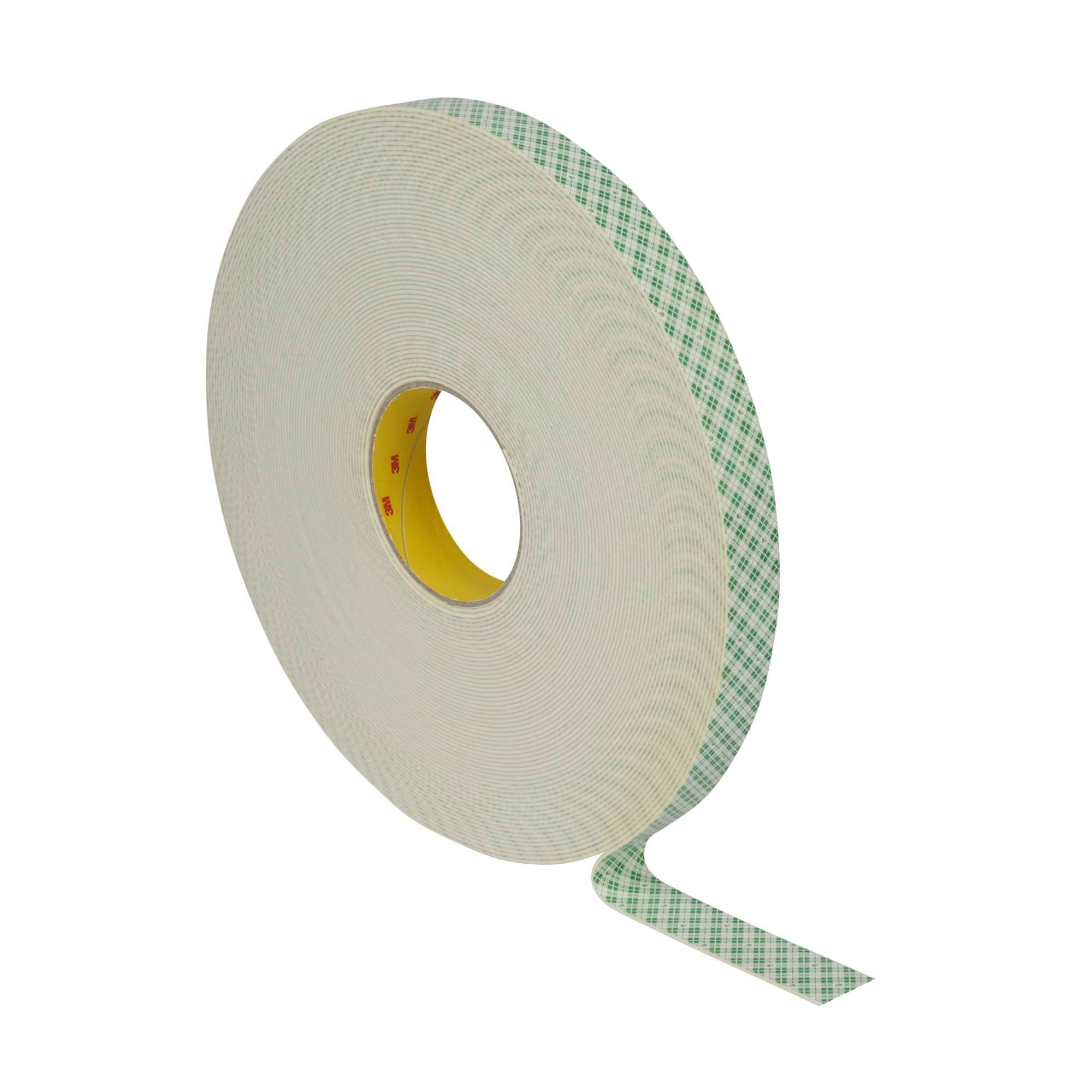 3M 4026 Urethanschaumband doppelseitig, 33 m x 12 mm, weiss-0