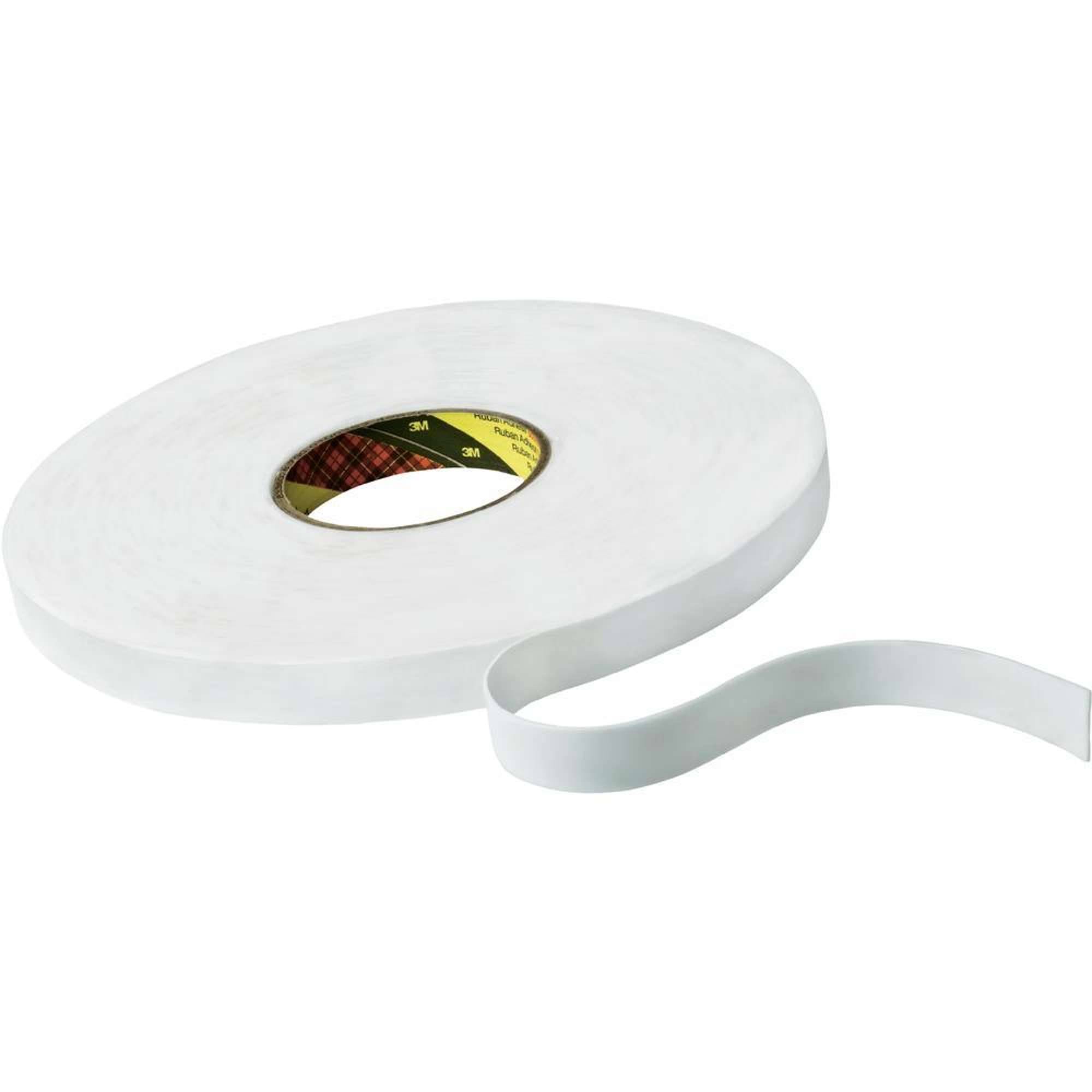 3M 9508W doppelseitiges PE-Schaumband, 66 m x 75 mm, weiss-0