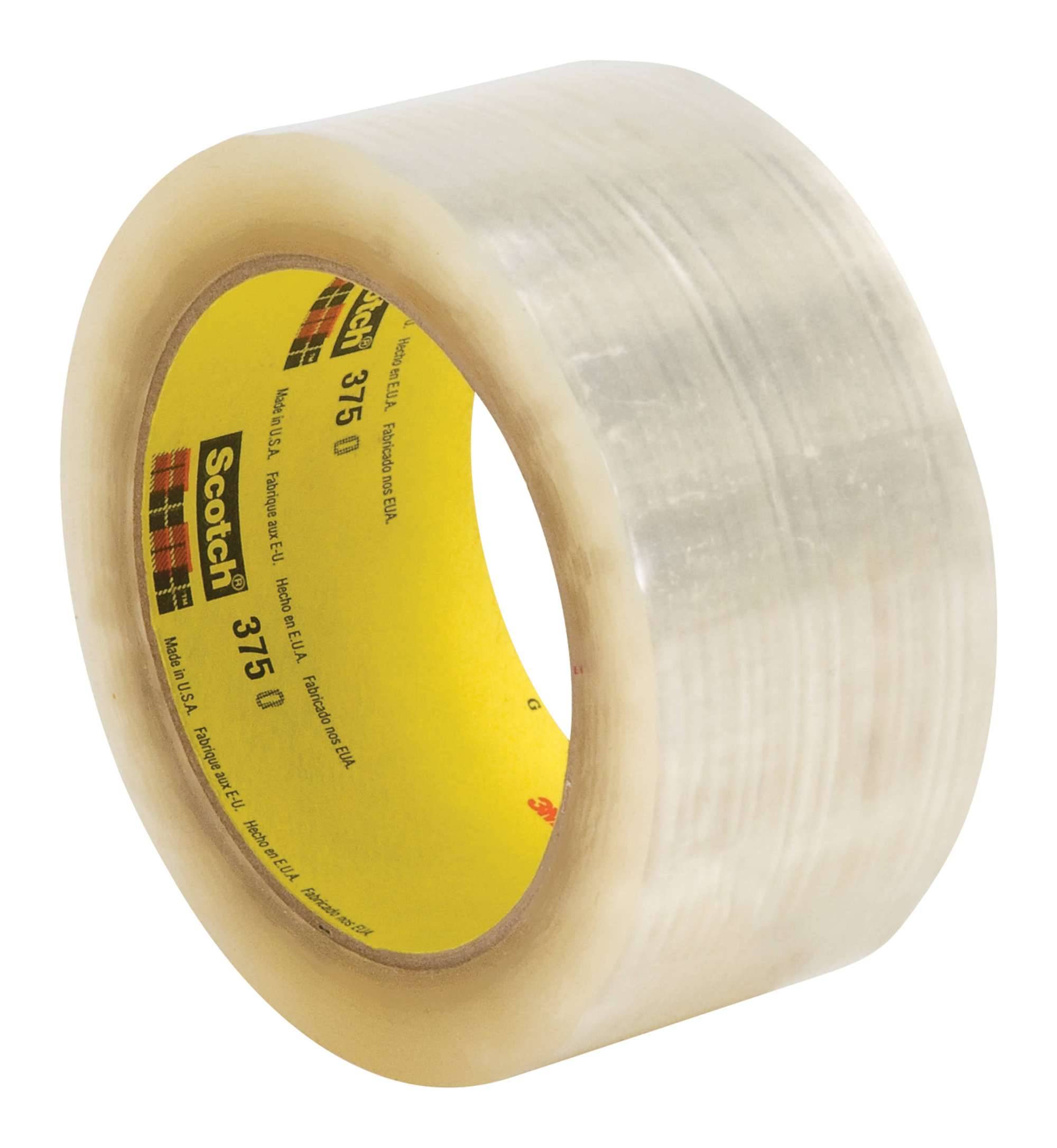 3M Scotch Hochleistungs-Packband 375E, 66 m x 50 mm, Transparent