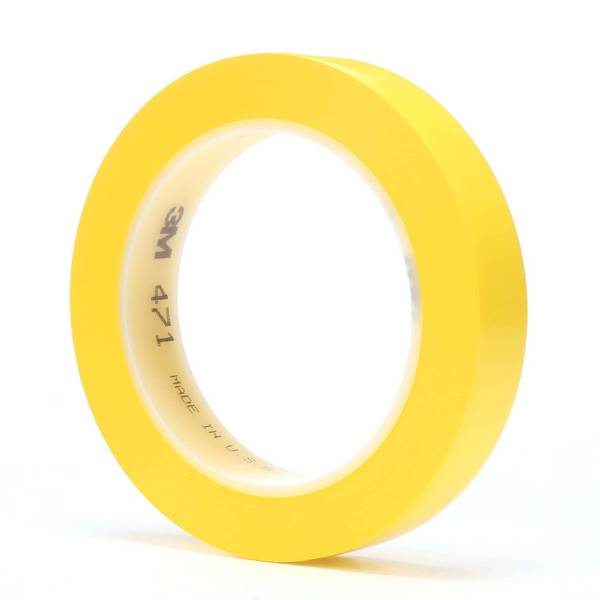 3M Weich-PVC-Klebeband 495, 33 m x 12 mm, gelb