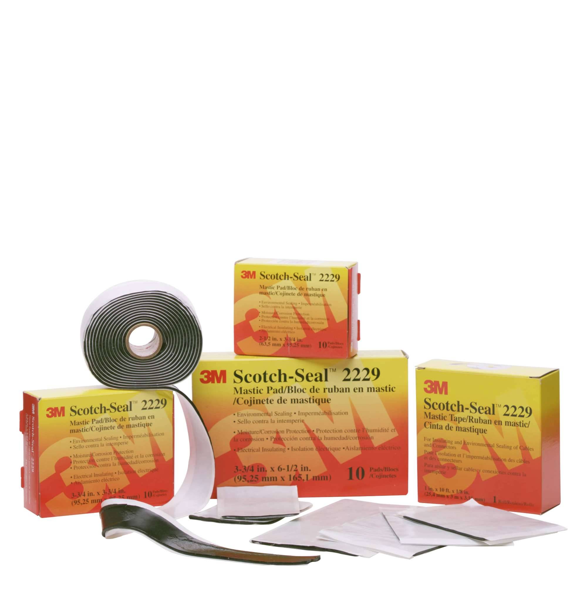 3M Scotch-Seal Mastikband 2229, 3 m x 95.3 mm, schwarz-0