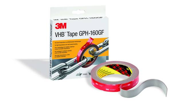 3M VHB GPH-160GF Klebeband, 33 m x 100 mm, grau