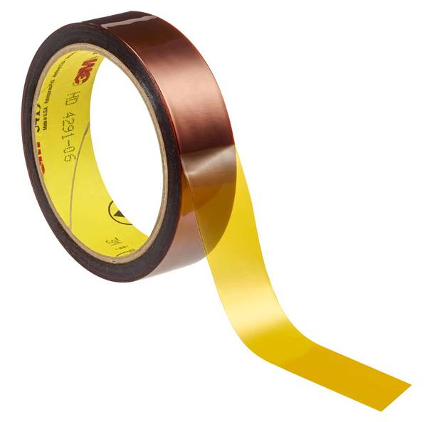 3M 5419 Hochtemperatur Polyimidband, 33 m x 12.7 mm, gold