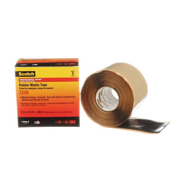 3M Scotch Buthyl-Kautschuk-Band 2228, 3 m x 50.8 mm, schwarz