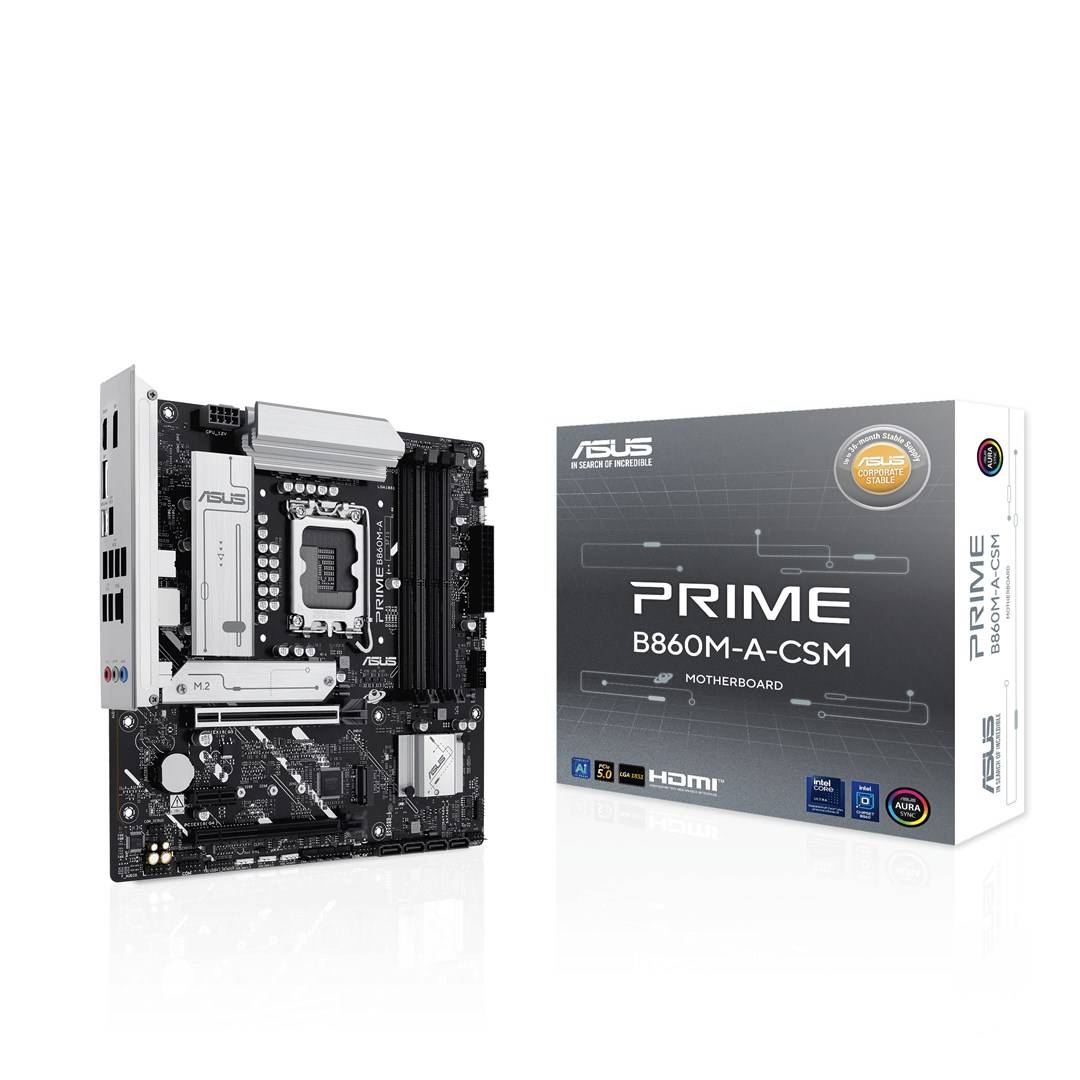 ASUS PRIME B860-PLUS-CSM - Motherboard - ATX - LGA1851-Sockel - B860 Chipsatz - Onboard-Grafik - 90MB1K00-M0EAYC-2
