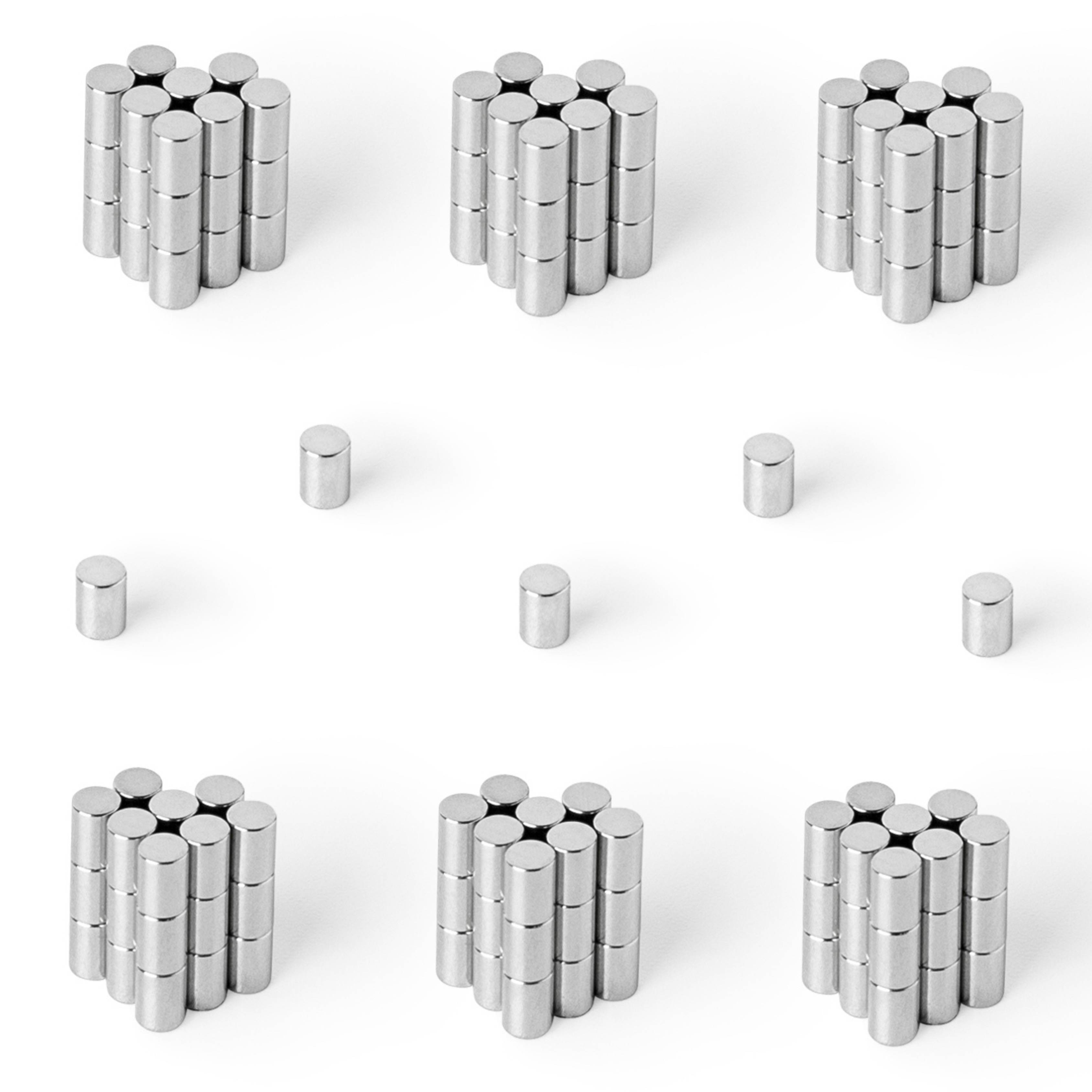 200 Stück Neodym Magnet 3mm x 4mm Supermagnete hohe Haftkraft Scheibenmagnet-2