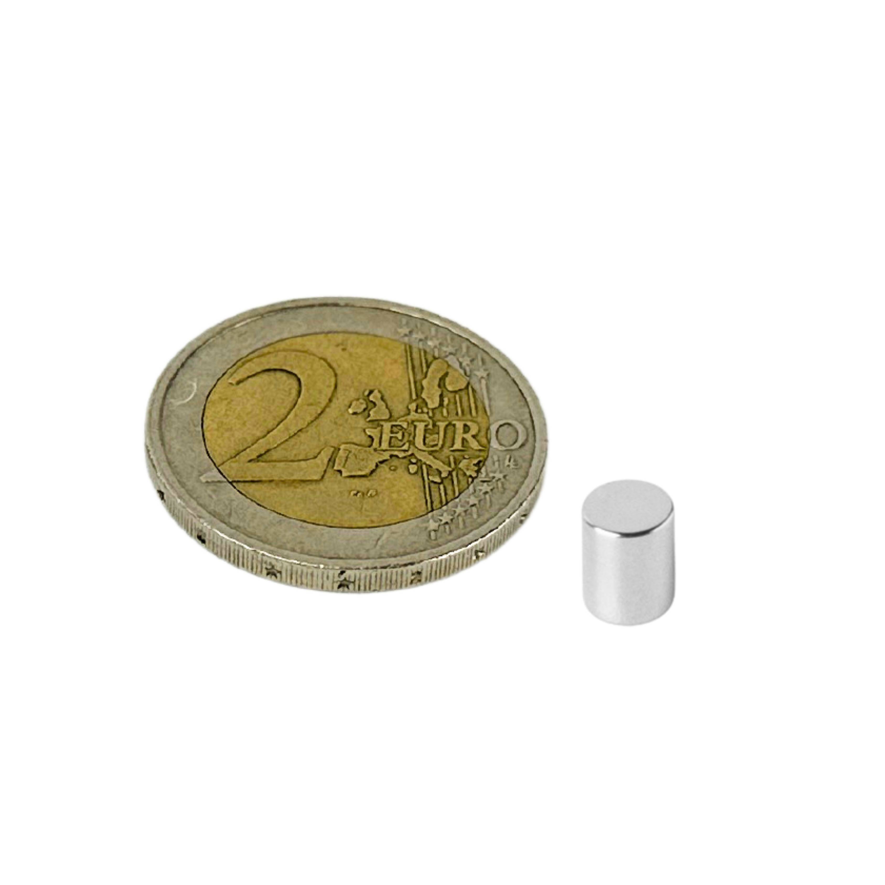 100 Stück Neodym Magnet 4mm x 5mm Supermagnete hohe Haftkraft Scheibenmagnet-4