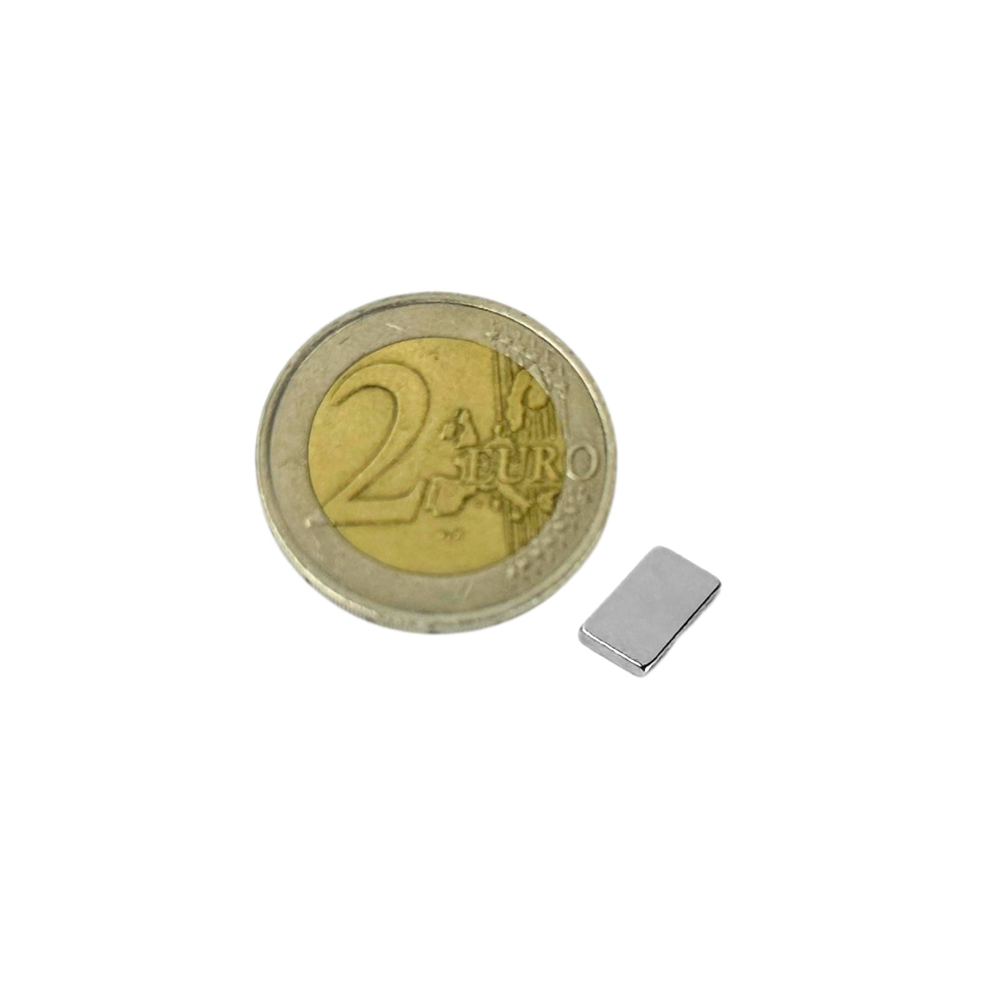 200 Stück Neodym Magnet 10mm x 5mm x 1mm Supermagnete hohe Haftkraft Quadermagnete-3