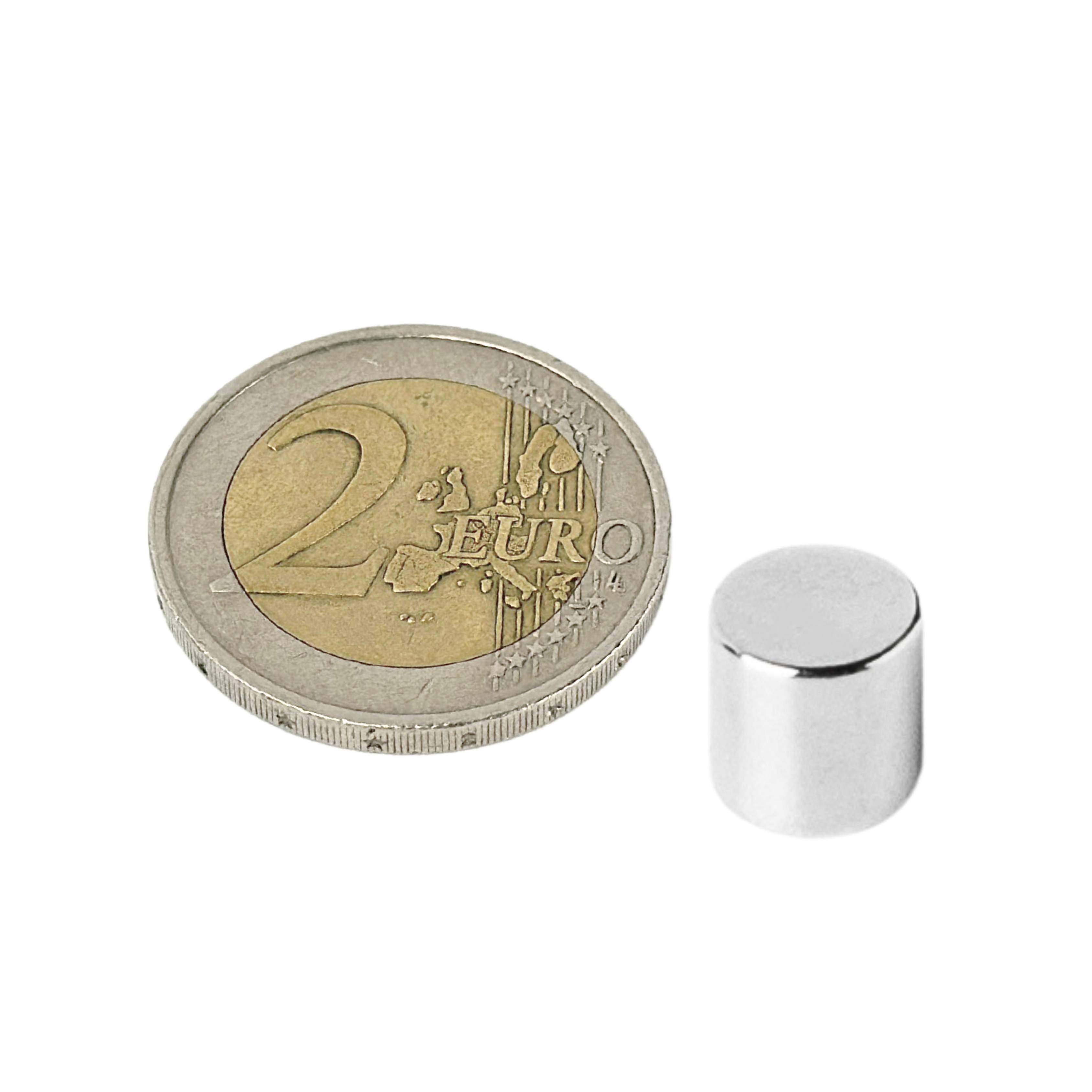 50 Stück Neodym Magnet 6mm x 6mm Supermagnete hohe Haftkraft Scheibenmagnet-3