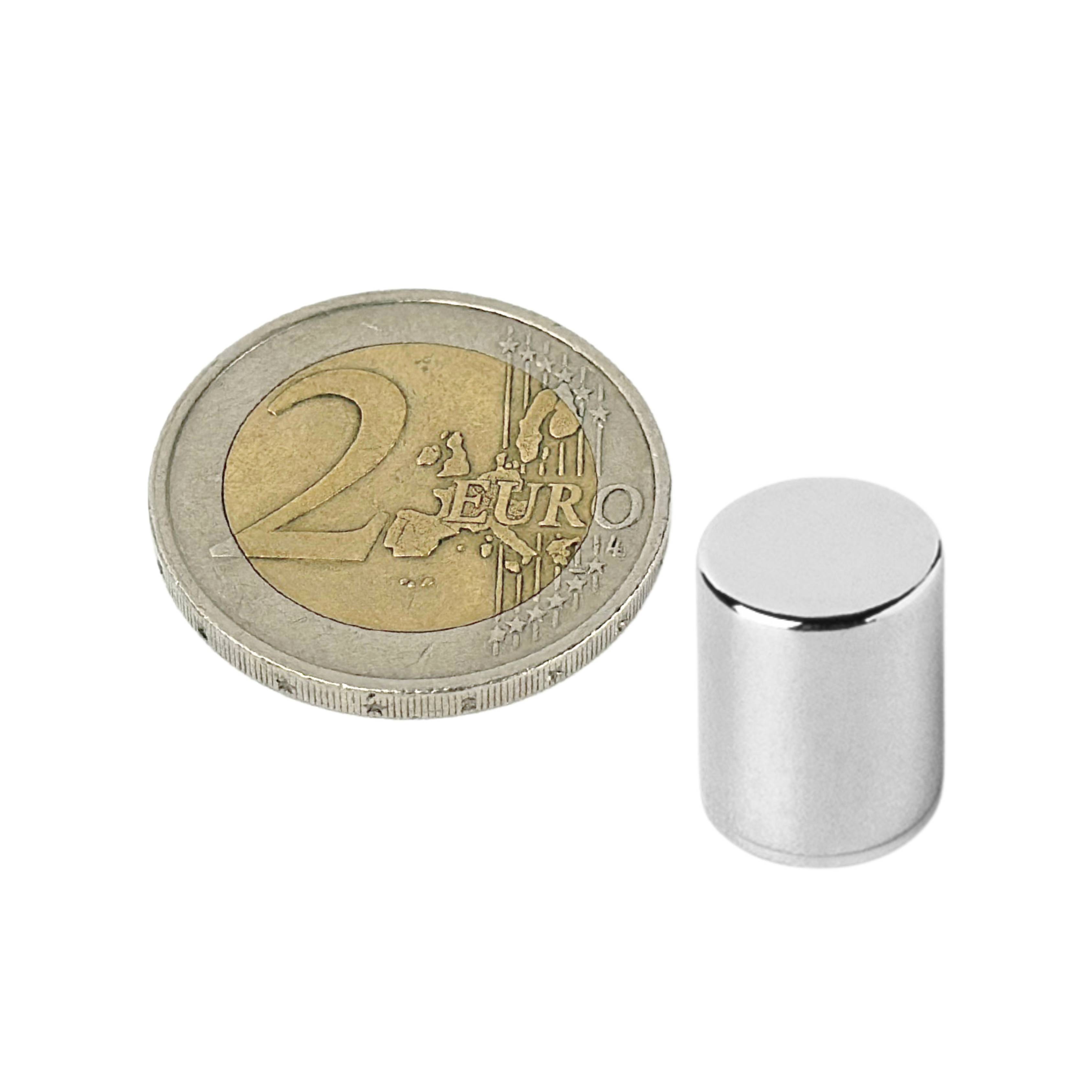 20 Stück Neodym Magnet 8mm x 10mm Supermagnete hohe Haftkraft Scheibenmagnet-3