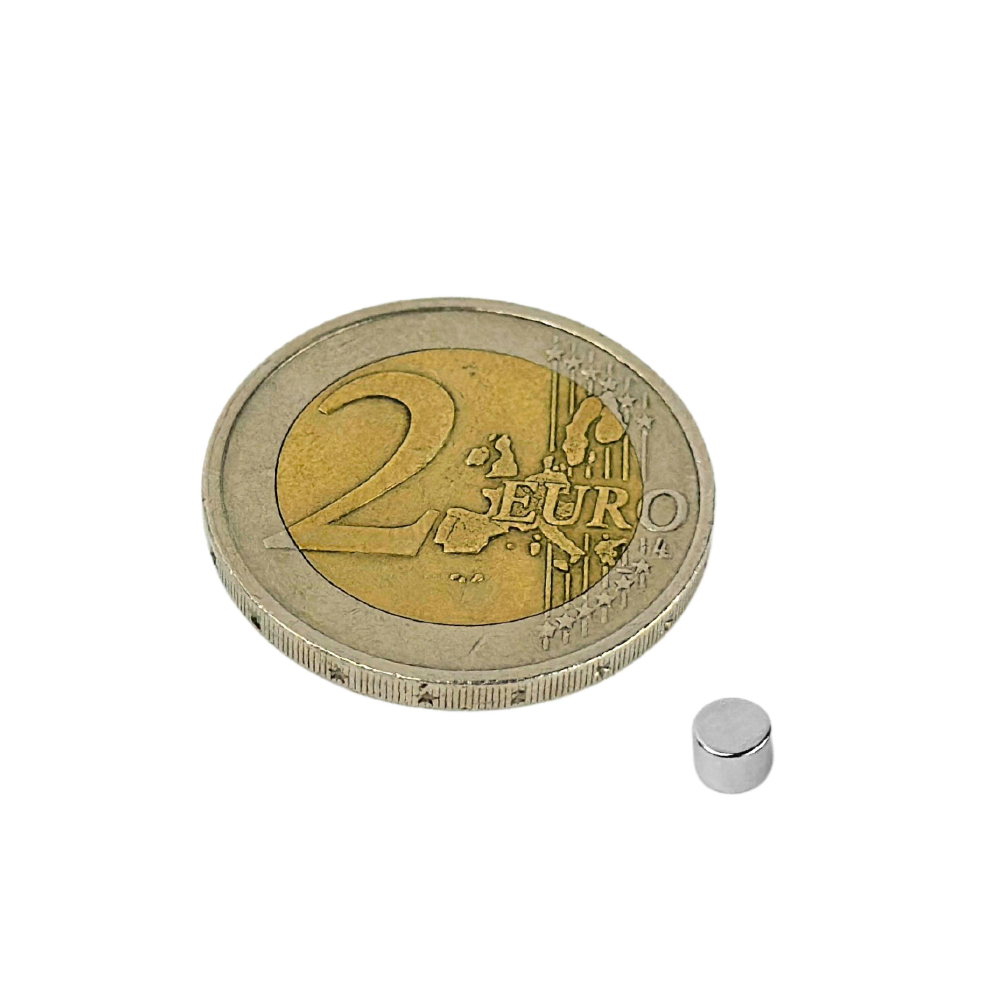 10 Stück Neodym Magnet 4mm x 3mm Supermagnete hohe Haftkraft Scheibenmagnet-3