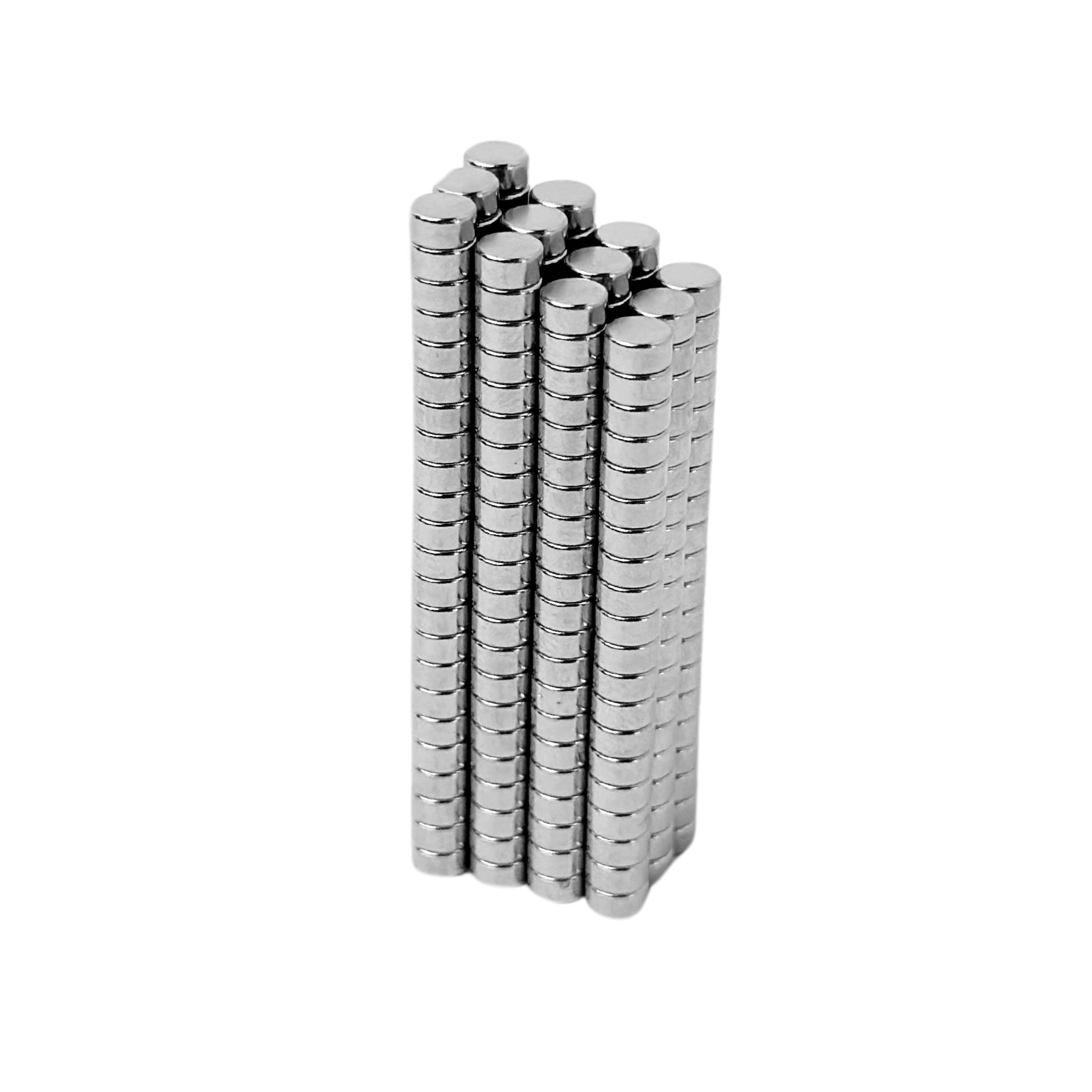 20 Stück Neodym Magnet 4mm x 2mm Supermagnete hohe Haftkraft Scheibenmagnet-3
