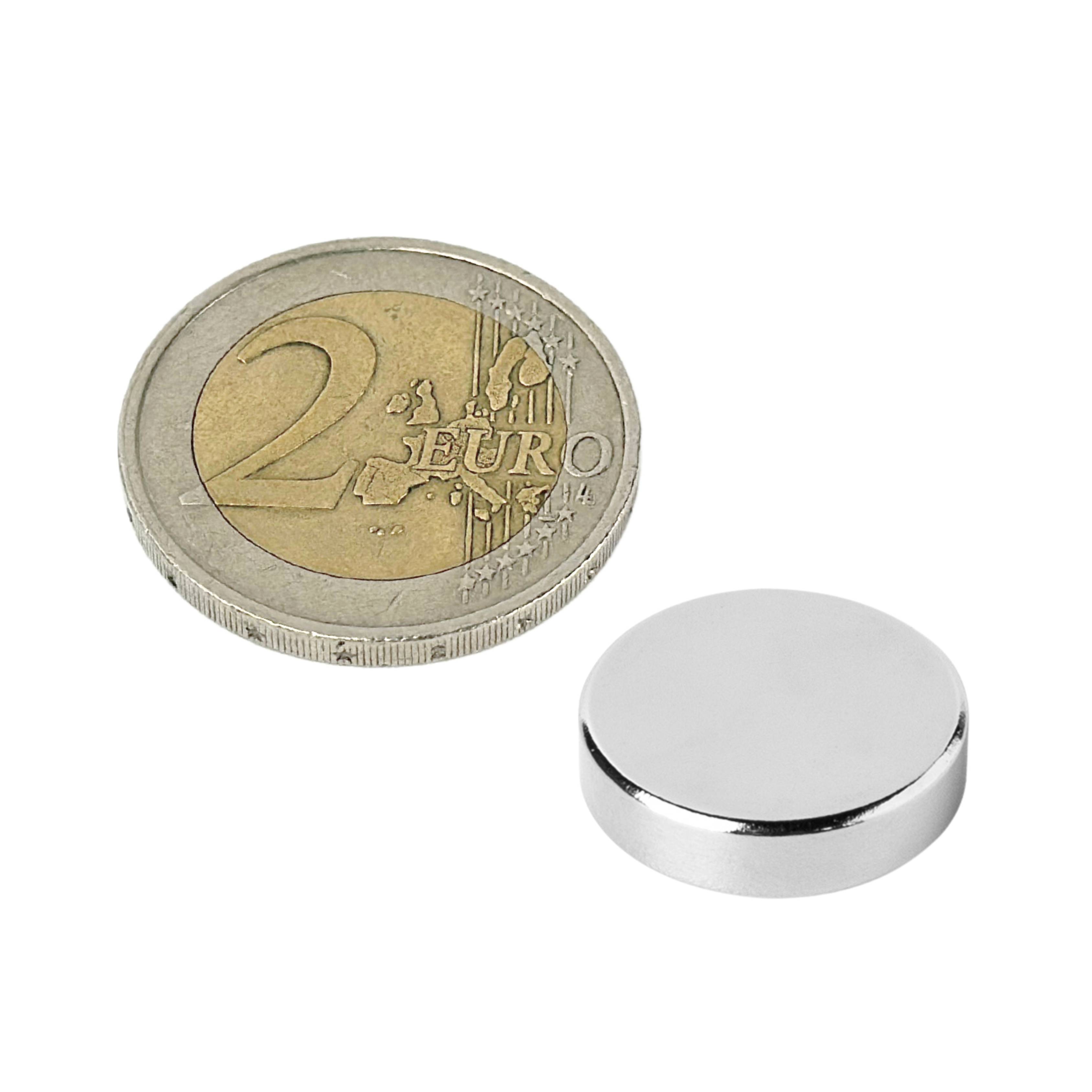 10 Stück Neodym Magnet 20mm x 5mm Supermagnete hohe Haftkraft Scheibenmagnet-3