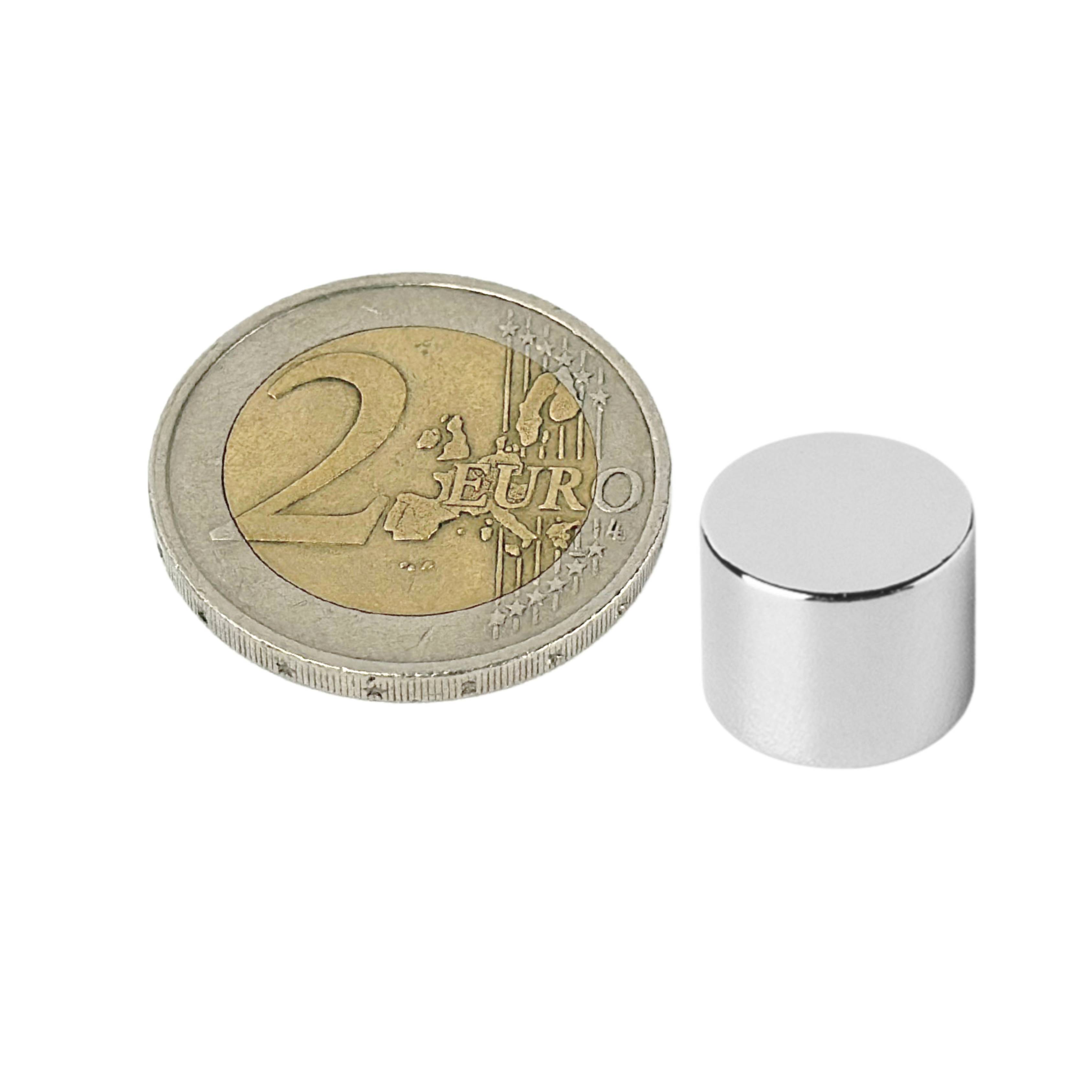 100 Stück Neodym Magnet 10mm x 8mm Supermagnete hohe Haftkraft Scheibenmagnet-3