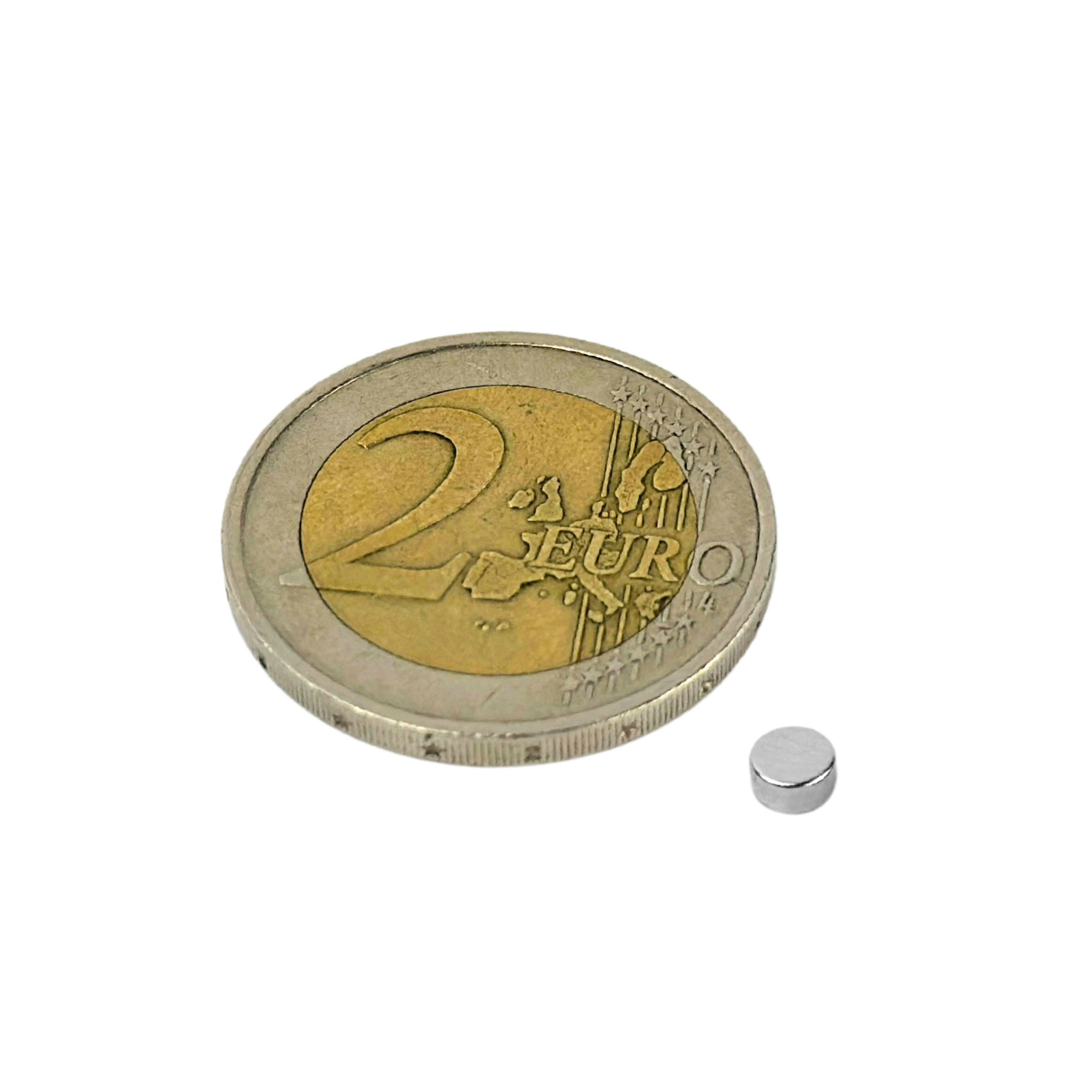 10 Stück Neodym Magnet 4mm x 2mm Supermagnete hohe Haftkraft Scheibenmagnet-2
