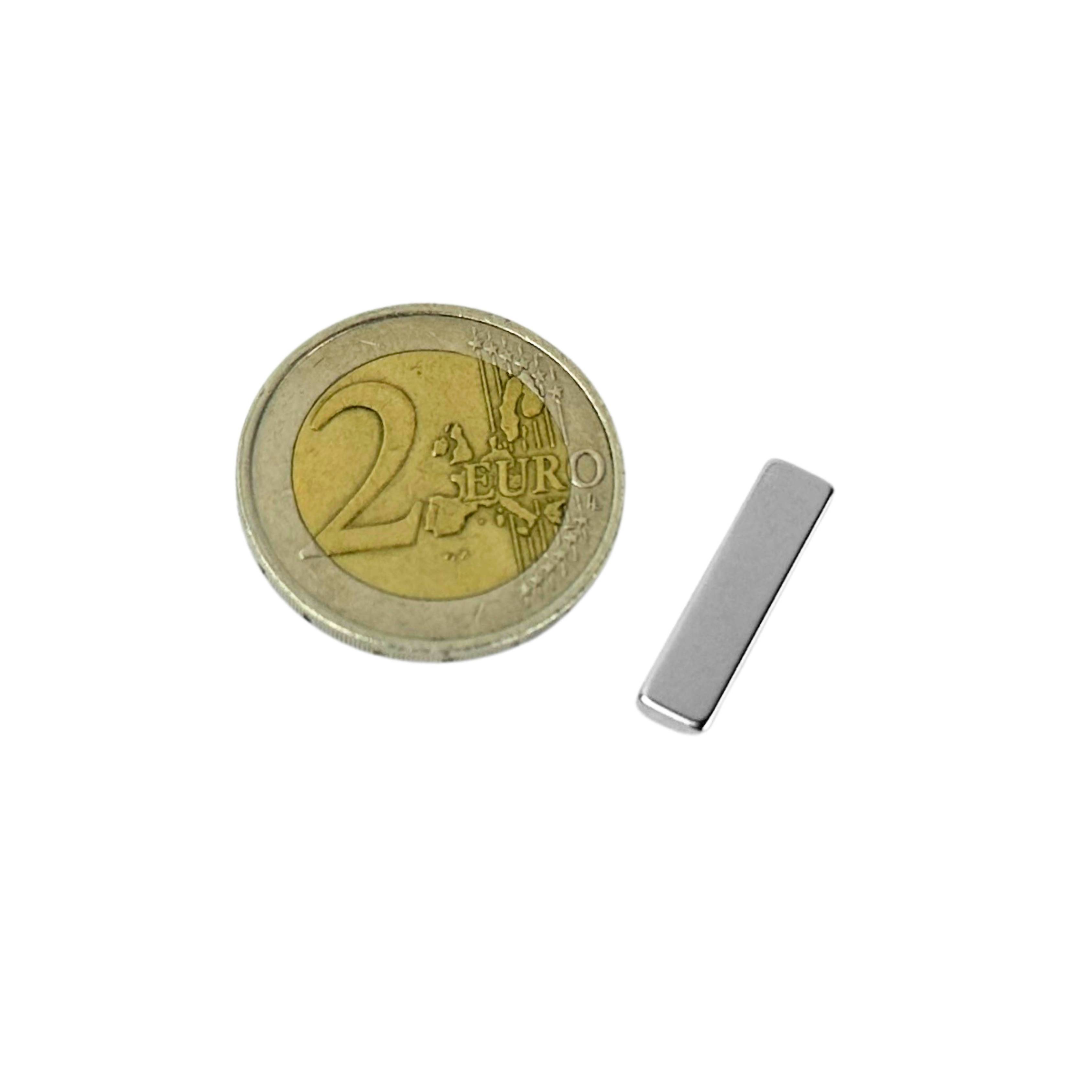 5 Stück Neodym Magnet 40mm x 10mm x 4mm Supermagnete hohe Haftkraft Quadermagnete-3