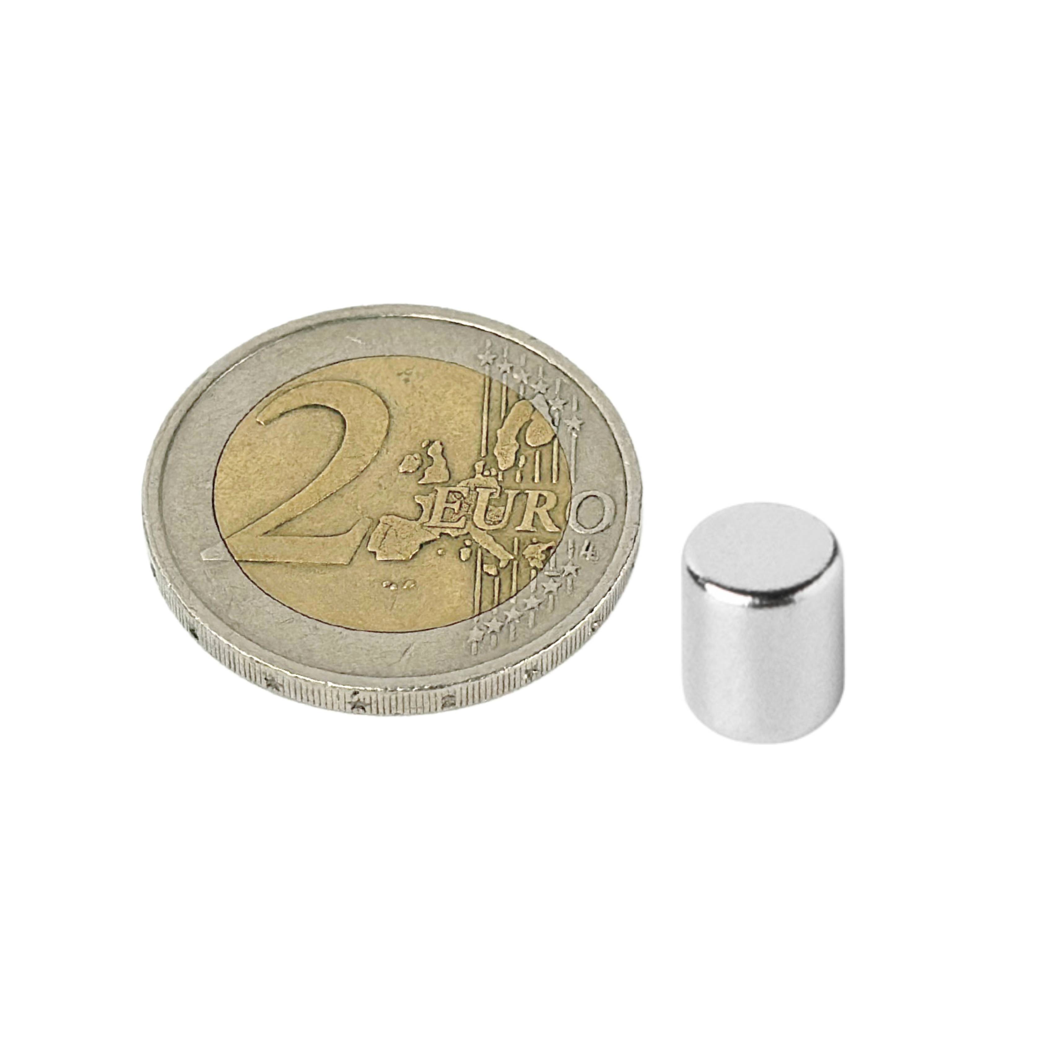 500 Stück Neodym Magnet 5mm x 6mm Supermagnete hohe Haftkraft Scheibenmagnet-3