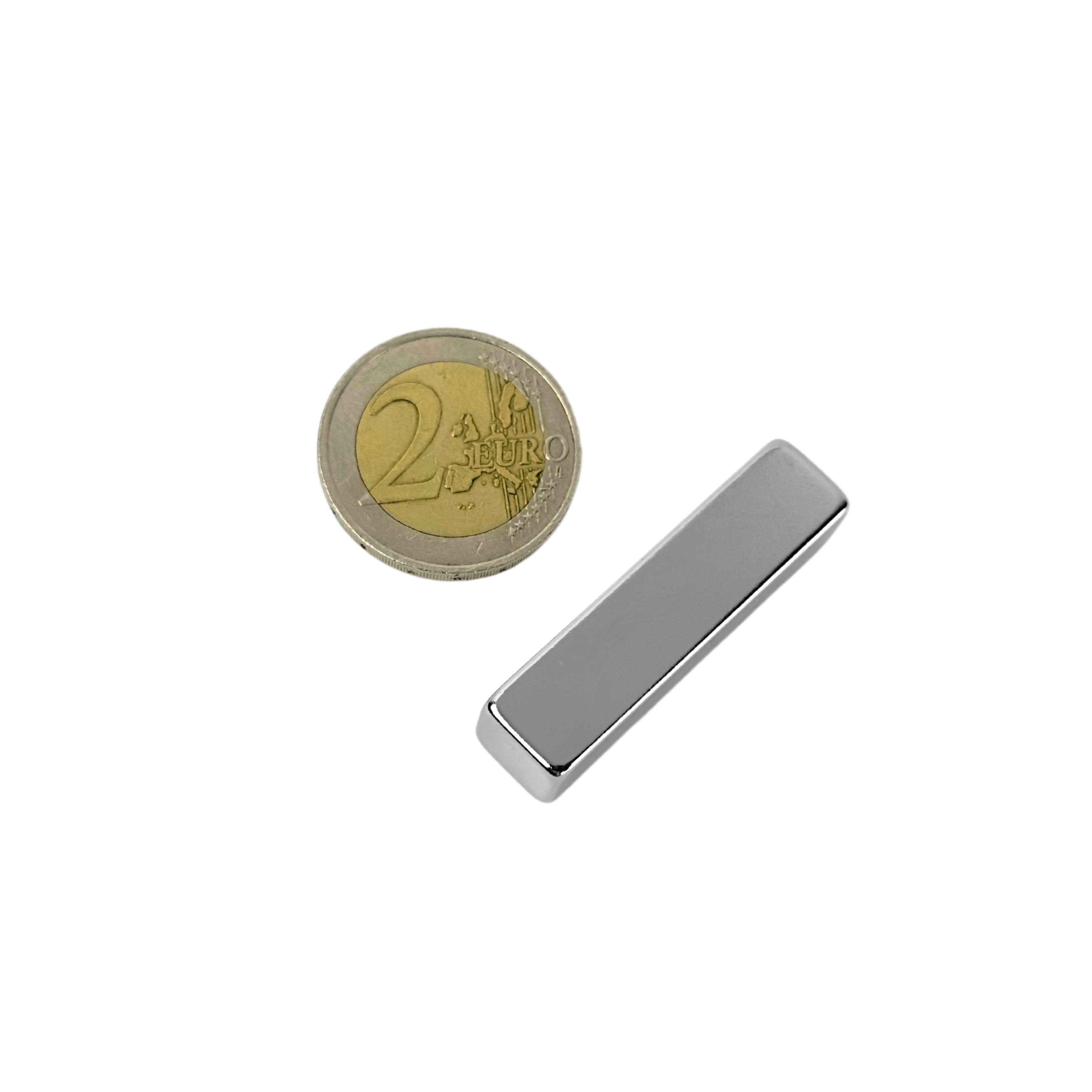 10 Stück Neodym Magnet 40mm x 8mm x 5mm Supermagnete hohe Haftkraft Quadermagnete-3