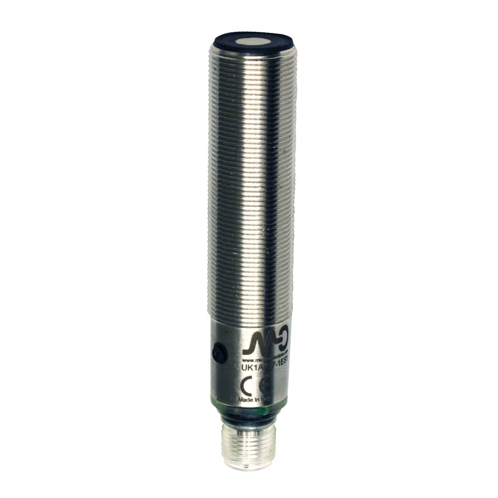 MD Micro Detectors UK1A/G7-1ESYAN Ultrasonic sensor M18 analog. 0-10 V+PNP NO/NC 50-400mm-0