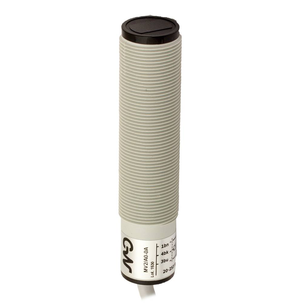MD Micro Detectors MVR/C0-0A Photoelectric sensor M18 Receiver 16 m 20..253Vac NC plast.-0