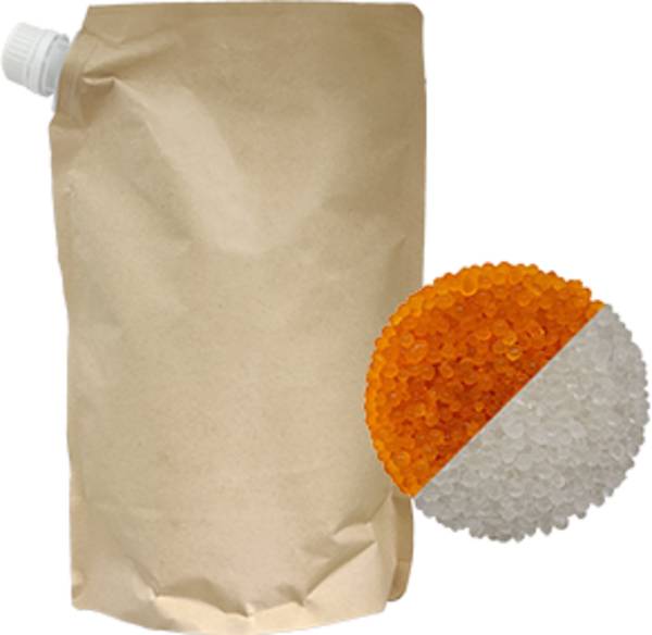 GIEBEL Desiccants Silicagel Orange-Farblos Trockenmittel Trockenperlen 1KG Beutel