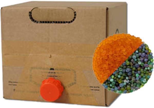 GIEBEL Desiccants Silicagel Orange-Grün Trockenmittel Trockenperlen 4KG Kanister