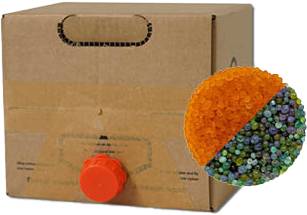 GIEBEL Desiccants Silicagel Orange-Grün Trockenmittel Trockenperlen 4KG Kanister-0