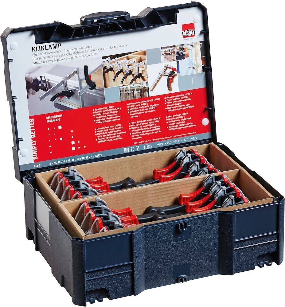 Bessey KliKlamp Systainer Set - KLI-S-0
