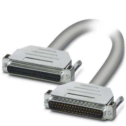 Phoenix Contact 1066 Serielles Kabel / D-Sub, 37-polig Buchse / D-SUB Stecker, 1 m Halogenfreie Ummantelung, Grau, CSA,