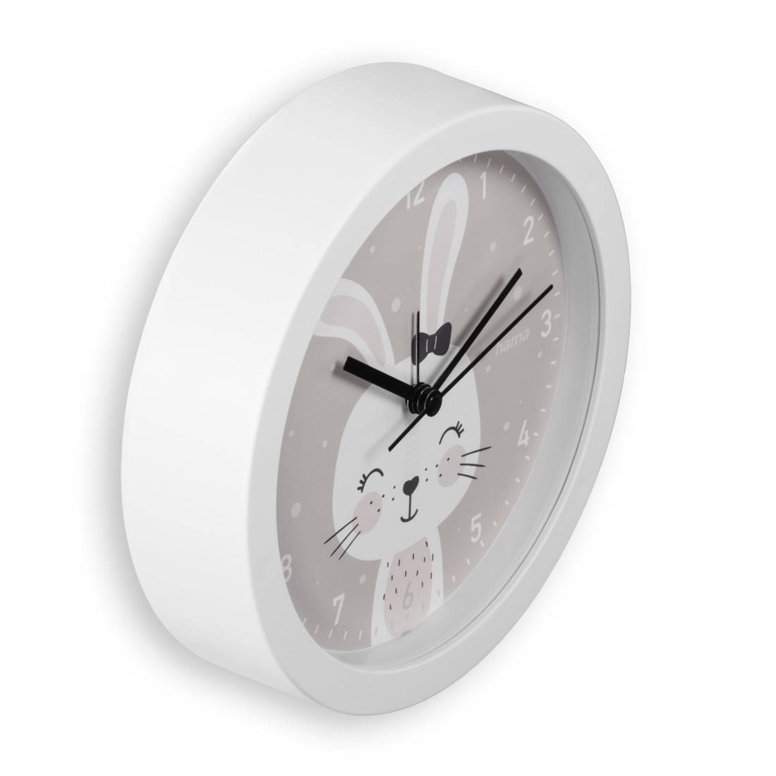 hama 00222201 Kinderuhr "Maui", ohne Ticken, Tischuhr mit Weckfunktion, Ø 16 cm-0