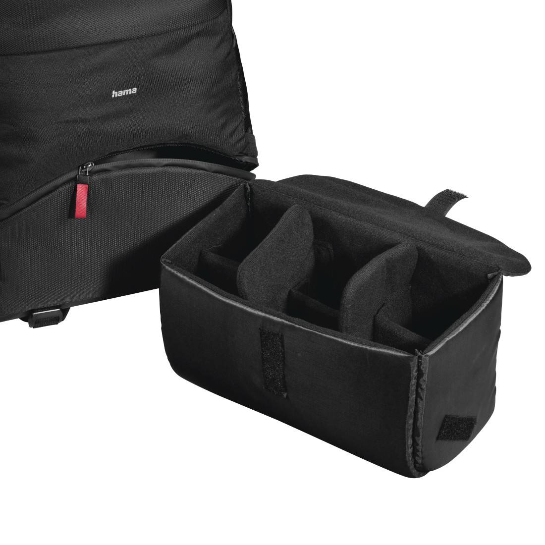 hama 00121340 Kamera-Rucksack "Matera", 160, Schwarz-3