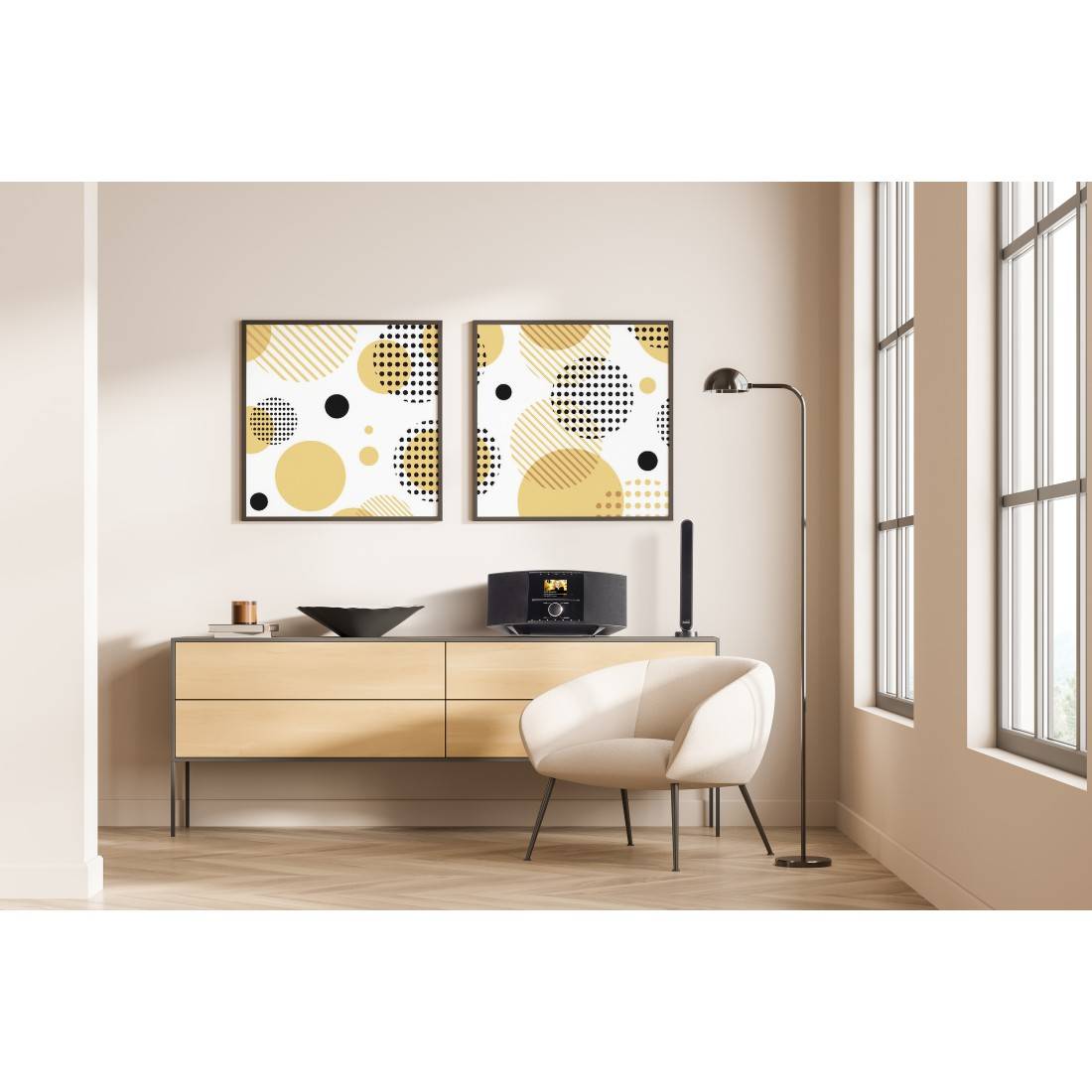 hama 00221085 Zimmerantenne "Radio" für DAB+, DAB, UKW, aktiv, Verstärker 30 dB-0