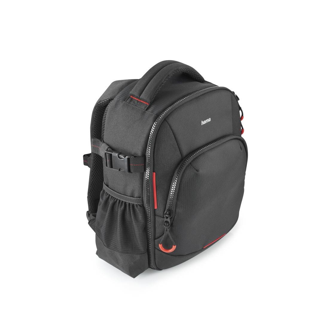 hama 00121345 Kamera-Rucksack "Ohio", 150, Schwarz/Rot-2