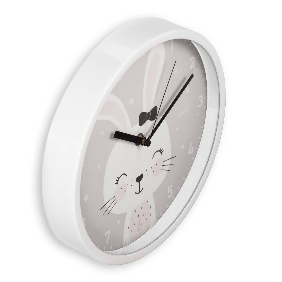 hama 00185898 Kinder-Wanduhr "Maui", ohne Ticken, für Kinderzimmer, analog, Ø 25 cm-0