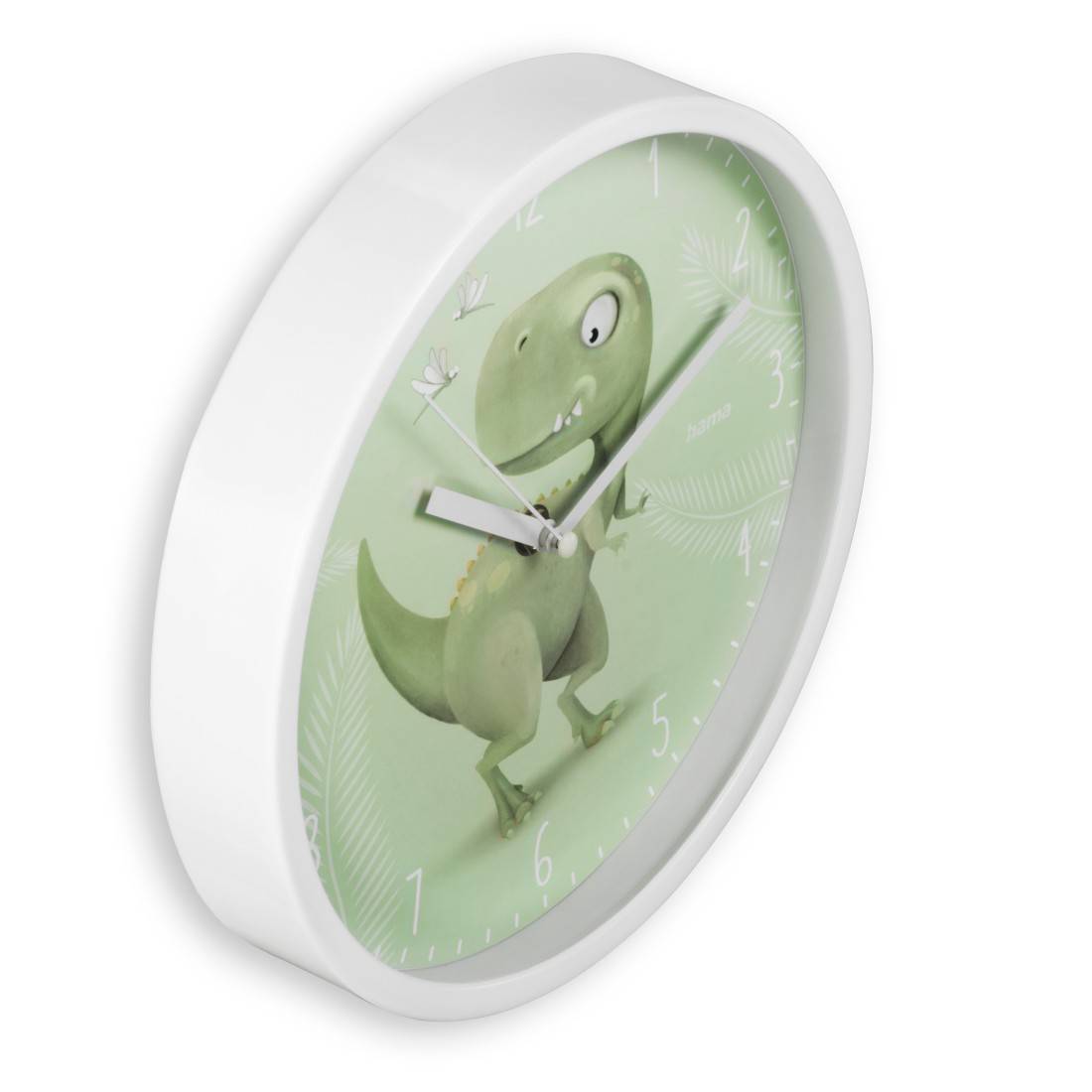 hama 00185897 Kinder-Wanduhr "Cebu", ohne Ticken, für Kinderzimmer, analog, Ø 25 cm-0