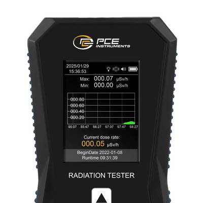 PCE Instruments Geigerzähler PCE-RAM 3 | β-, X- Strahlung |0…10 mSv/h |Auflösung 0,01 µSv/h |Geiger-Müller-Zählrohr-1