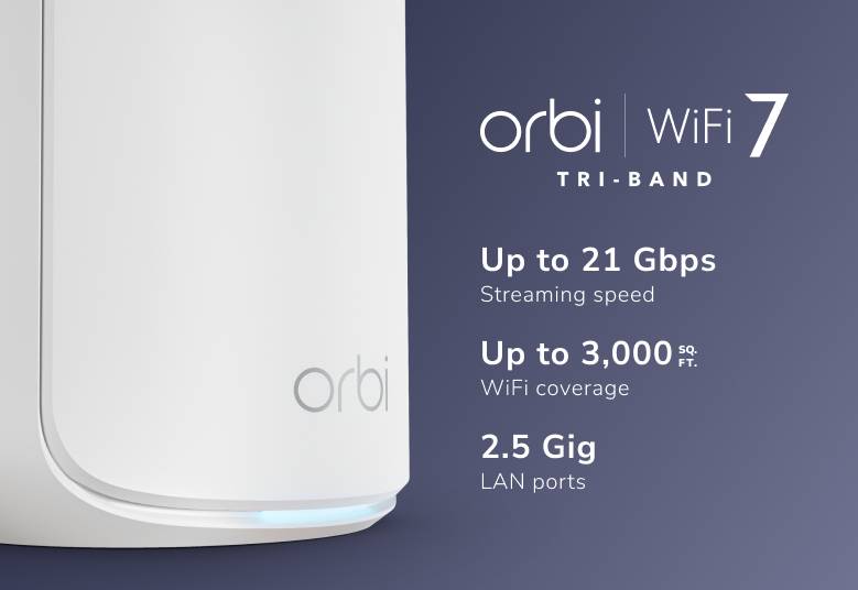 Netgear Orbi 870 Series RBE870 - WLAN-System - (Router)-3