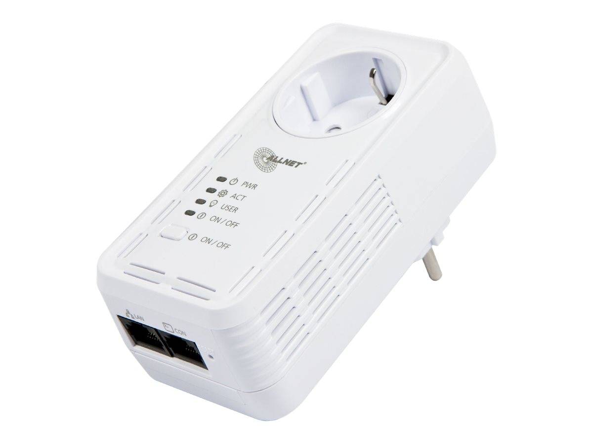 ALLNET ALL3075v4 - Smart-Stecker - kabellos, kabelgebunden - 802.11b/g/n - 10/10-2