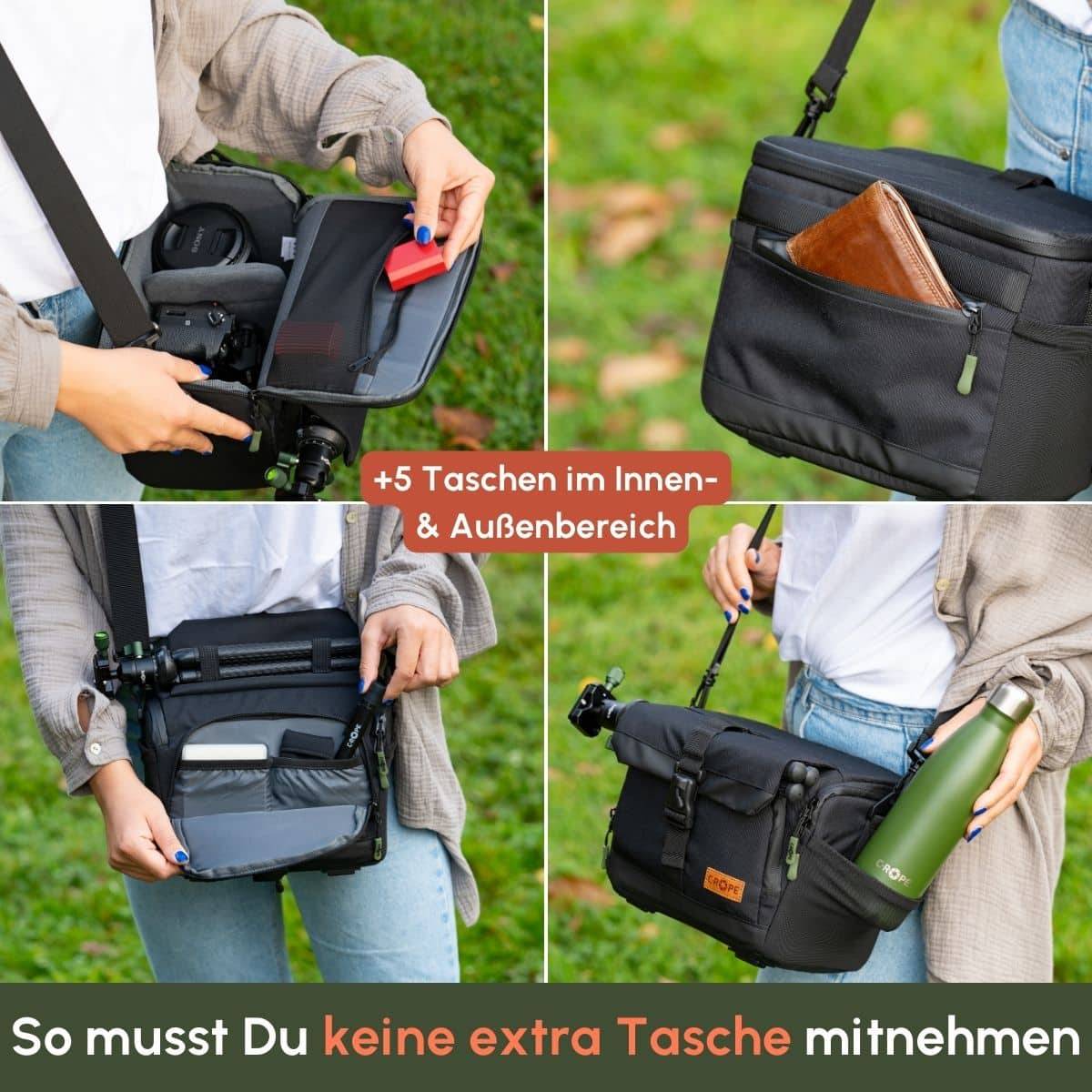 C-ROPE Kameratasche zum Umhängen V3 in Schwarz retail - Tasche-2