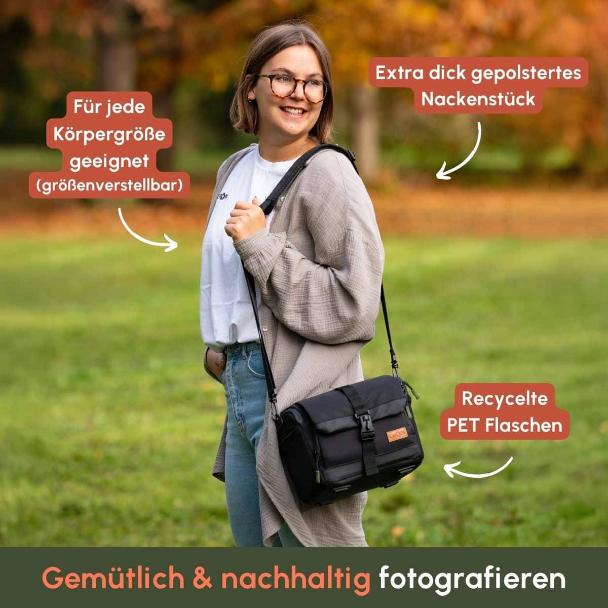 C-ROPE Kameratasche zum Umhängen V3 in Schwarz retail - Tasche-4
