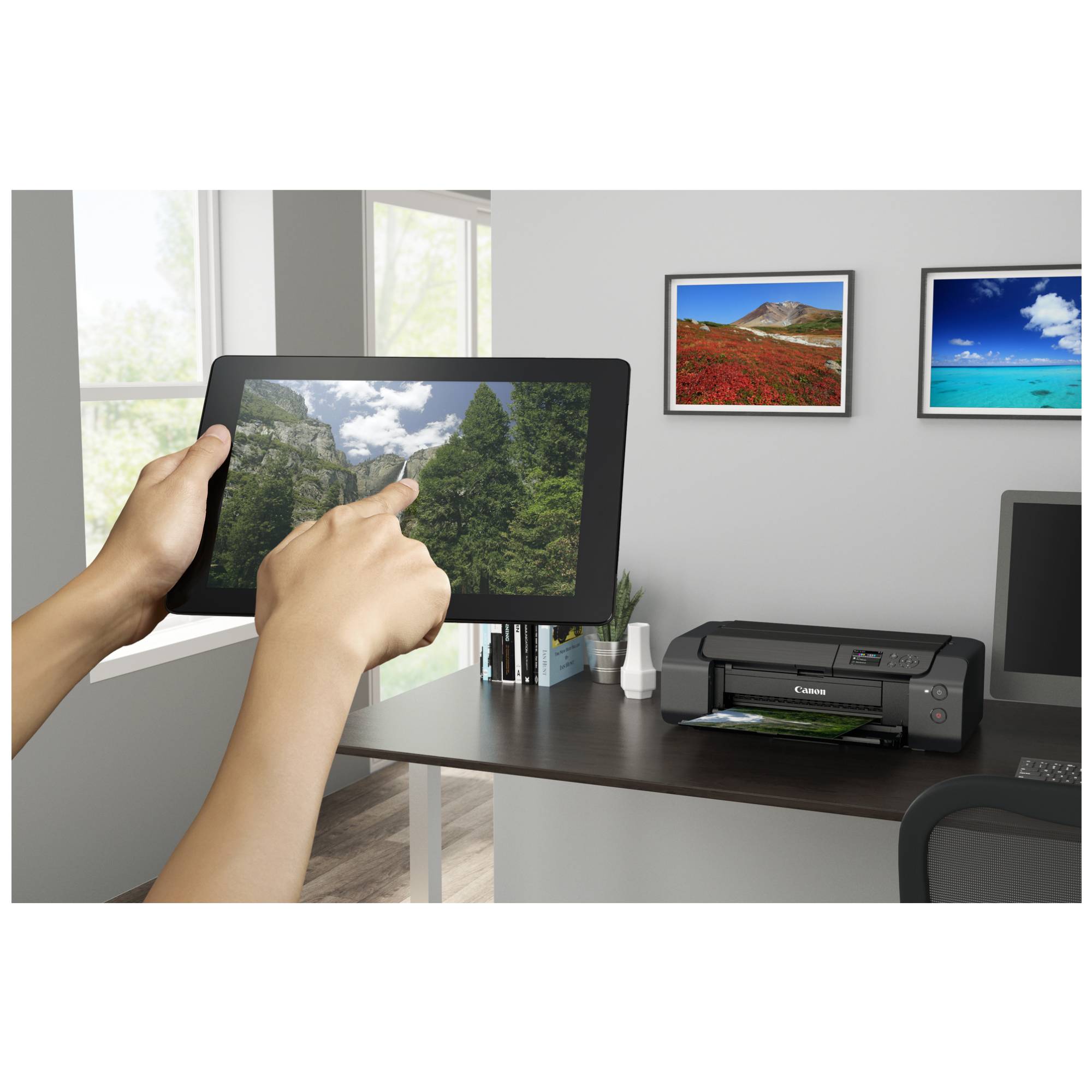 Canon PIXMA PRO-200S Drucker Farbe Tintenstrahl A3 Plus bis zu 2.83 Min./Seite einfarbig/ / 1.5 Kapazität: 100 Blätter-1