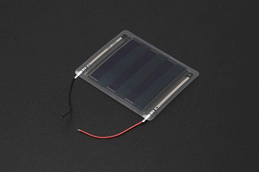 DFRobot Photonic Thin-Film Battery, 71,5x60x0,2mm, 418µW bei 500 Lux, Indoor-Energiegewinnung, 3,8V-0