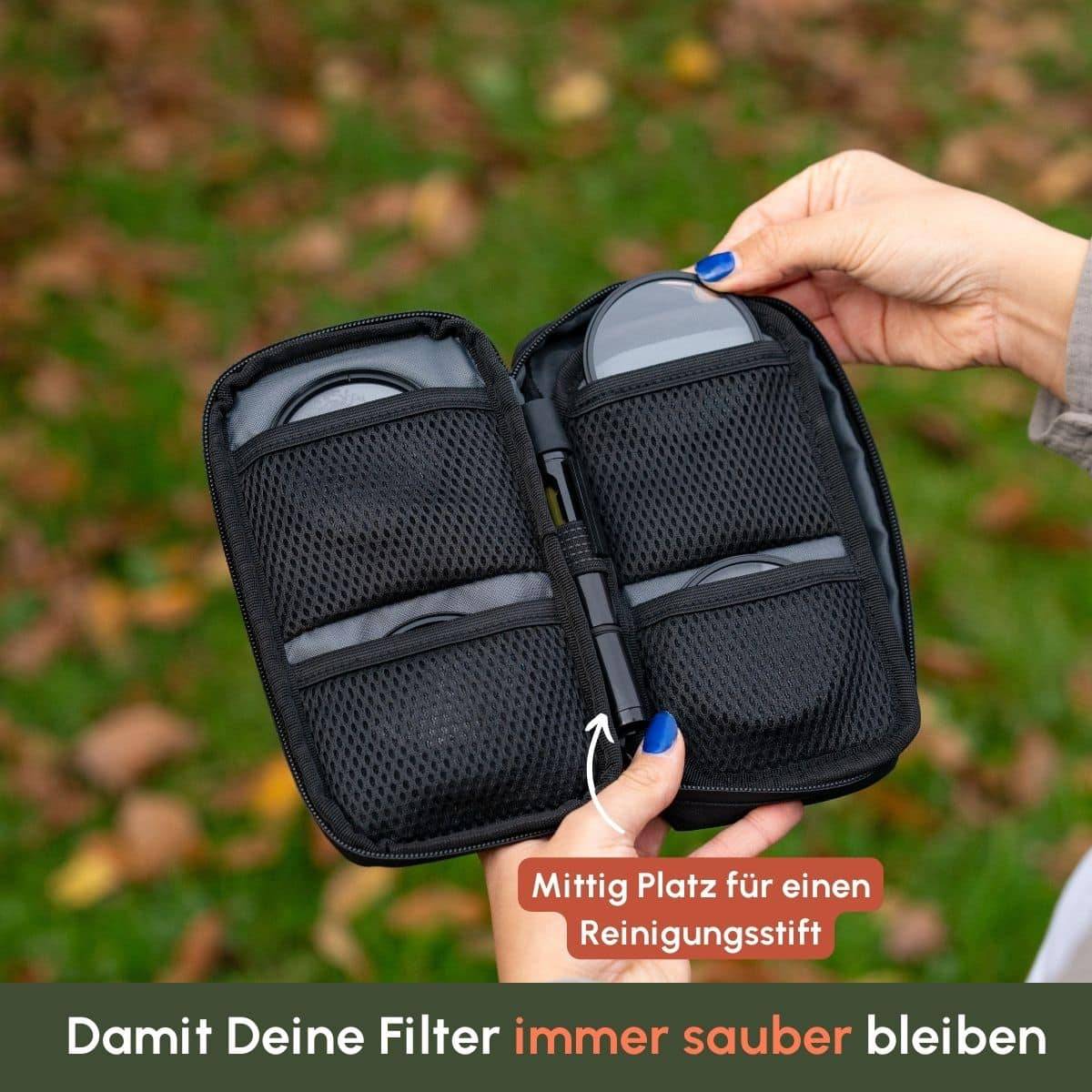 C-ROPE Filtertasche für Kamerafilter in Schwarz retail-4