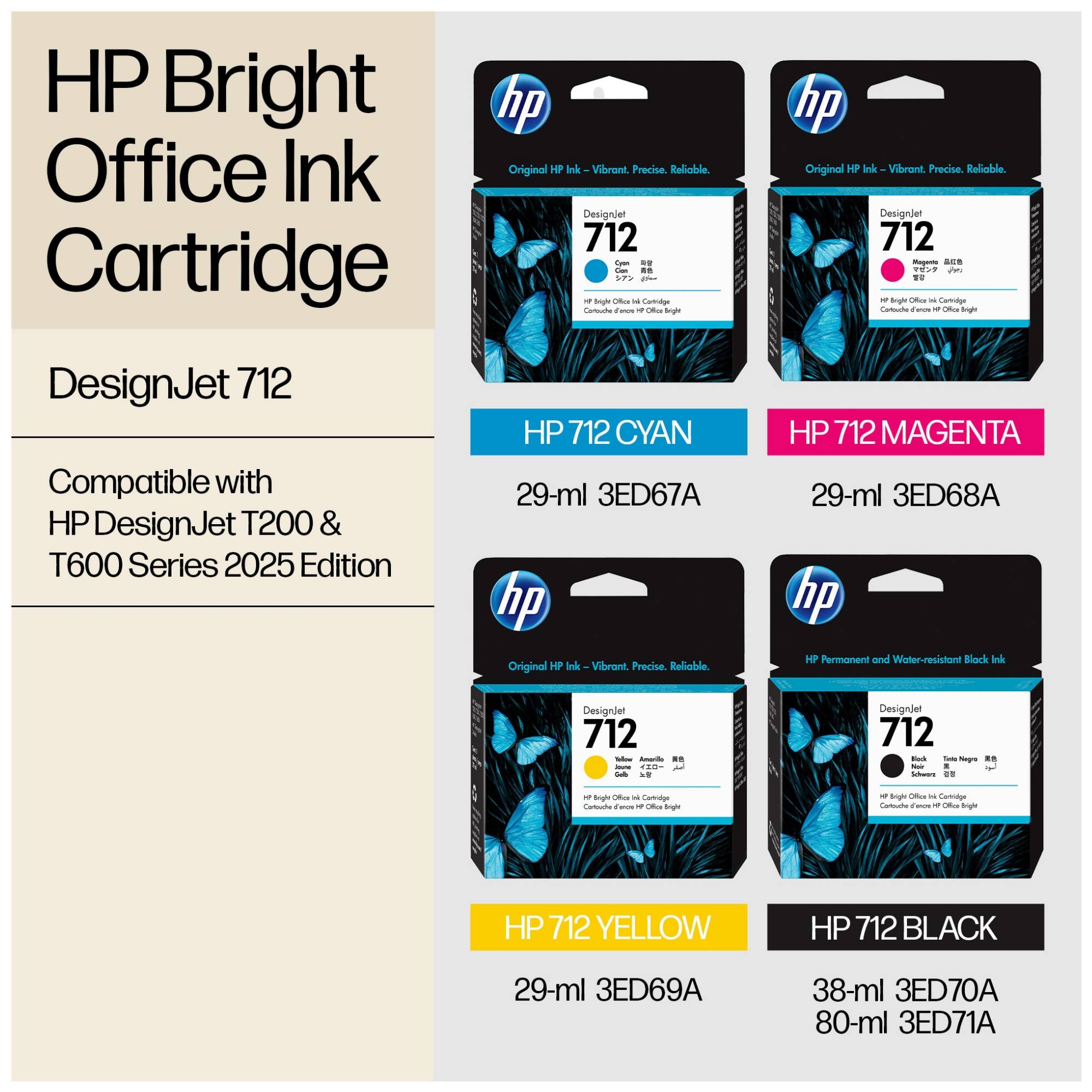 HP Designjet T650 36-Zoll-Drucker 2025 Edition, Thermal Inkjet, 2400 x 1200 DPI, HP-GL/2, HP-RTL, UR-1