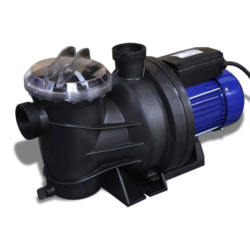 Schwimmbadpumpe Umwälzpumpe Poolpumpe Pumpe elektronik blau 800W-0