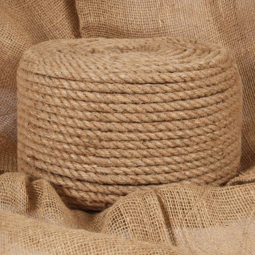 vidaXL Seil 100 % Jute 10 mm 250 m-0