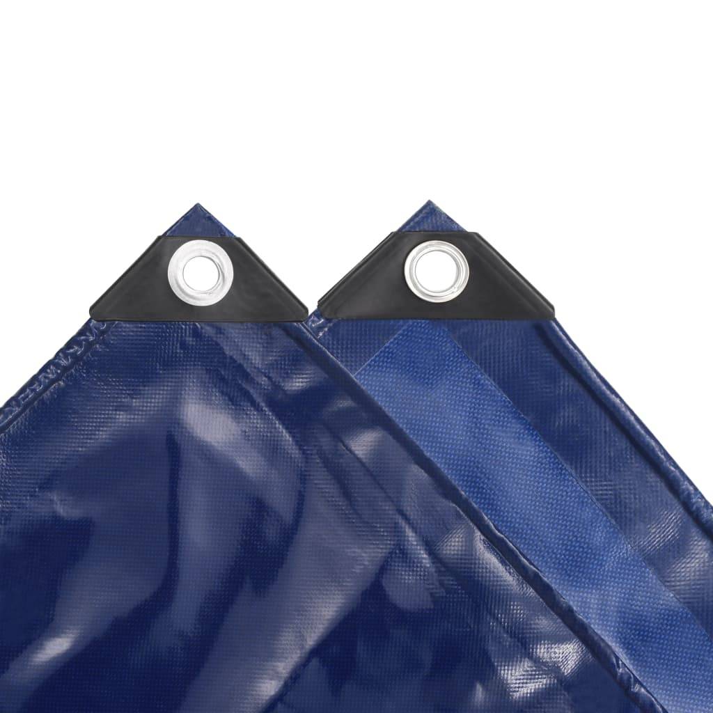 vidaXL Abdeckplane 650 g/m² 4x4 m Blau-4