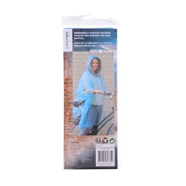 Lebensdauer lebenslanger Einweg -Regenponcho