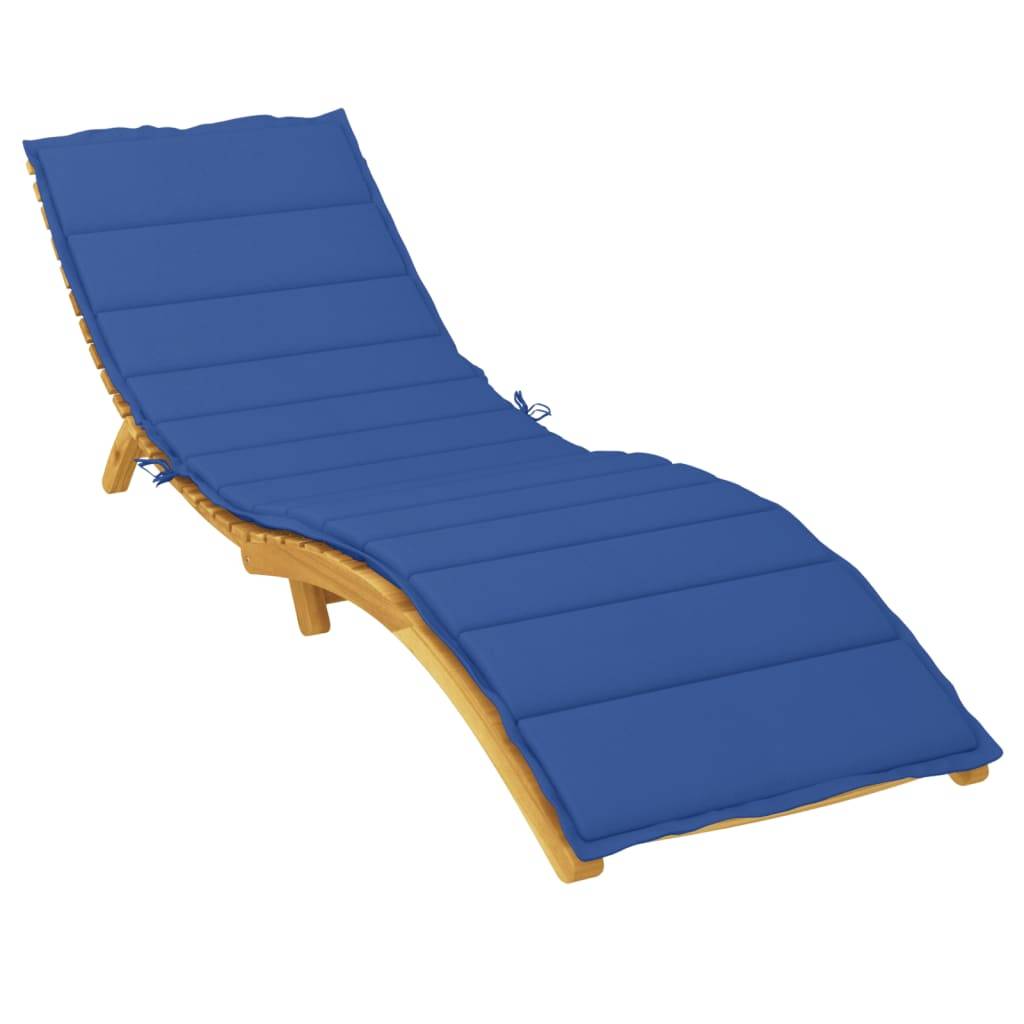 vidaXL Sonnenliegen-Auflage Königsblau 200x60x3 cm Oxford-Gewebe-4